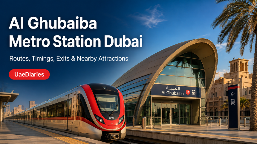 Al Ghubaiba Metro Station Dubai