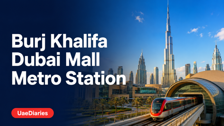 Burj Khalifa Dubai Mall Metro Station