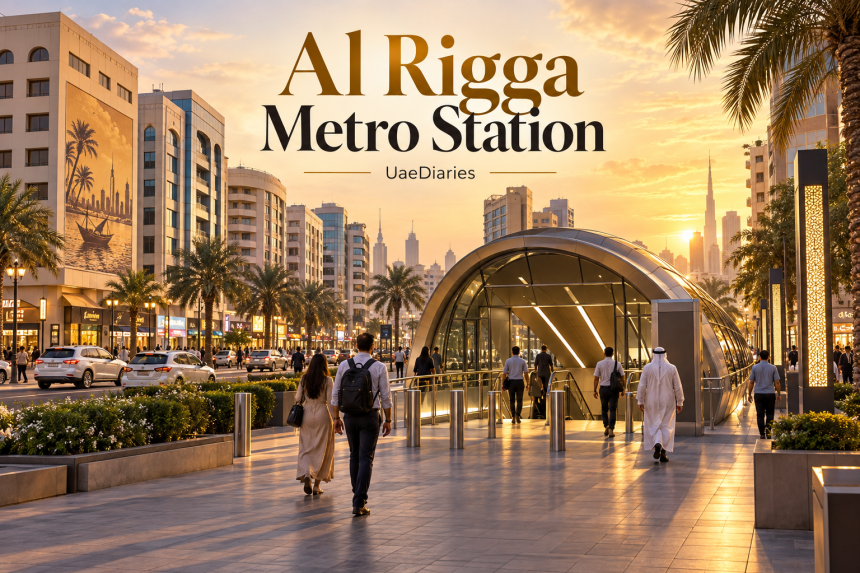 Al Rigga Metro Station Dubai