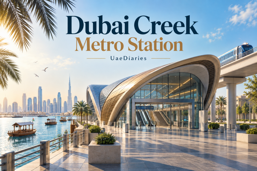 Dubai Creek Harbour Metro Station