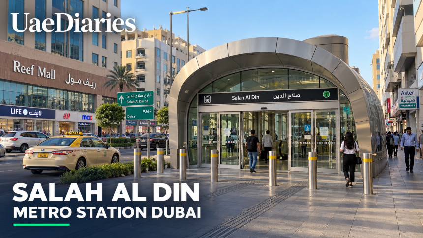 Salah Al Din Metro Station Dubai